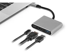 TRACER A-1 USB-C HDMI 4K USB 3.0 PDW 100W adapteris