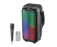 Nešiojama kolonėlė Tracer Tower LED TWS, Juodos spalvos
