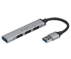 TRACER USB 3.0. 4 prievadų šakotuvas. 1x3,0 3x2,0 ALU