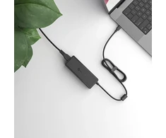 Nešiojamojo kompiuterio maitinimo adapteris Alogic Alogic Ladegerät Inline USB-C GaN 100W