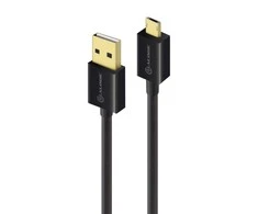 ALOGIC EasyPlug dvipusis USB 2.0 A į Micro-USB dvipusis kabelis - 5 m - juodas