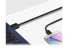 ALOGIC EasyPlug dvipusis USB 2.0 A į Micro-USB dvipusis kabelis - 5 m - juodas