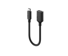 Adapteris USB Alogic USB-A - USB-C Juodas (ELPCAA-BK)