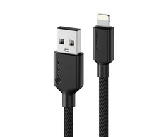 USB kabelis Alogic Alogic USB 2.0 jungiamasis kabelis A tipo - Lightning M/M 1 m, juodas