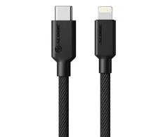 Kabelis USB Alogic USB-C - Lightning 1 m Juodas (ELPC8P01-BK)