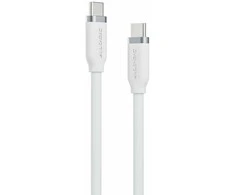 USB kabelis Alogic USB-C - USB-C 1m Baltas (ELSI5U2CCWH1)