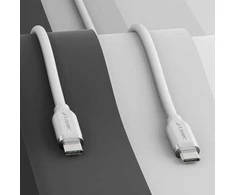 USB kabelis Alogic USB-C - USB-C 1m Baltas (ELSI5U2CCWH1)