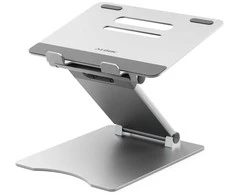 ALOGIC Elite Plus Adjustable Nešiojamas kompiuteris Riser - Sidabrinis