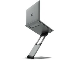 ALOGIC Elite Plus Adjustable Nešiojamas kompiuteris Riser - Space pilka