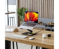 ALOGIC Elite Power Nešiojamas kompiuteris Stand with Wireless Charger