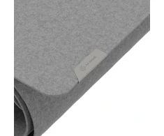 ALOGIC Premium Felt desk mat - 73x37cm - Light Pilkas