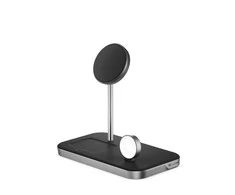 Alogic MagSpeed 3-in-1 Wireless Charging Station - Space pilka