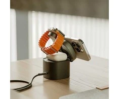 ALOGIC Powerpod 4in1 Qi2 belaidžio įkrovimo stovas - juodas