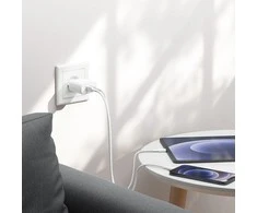 Įkroviklis Alogic Alogic Įkrovimo adapteris USB-C 2x40W baltas