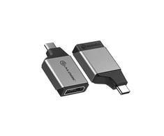 AV adapteris Alogic Alogic Adapteris USB-C Ultra Mini -> DPort pilkas