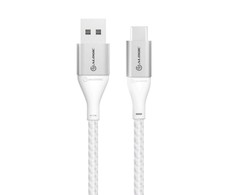 ALOGIC Super Ultra USB-A to USB-C Cable 3 m with 3A fast charging and 480 Mbps transfer - Sidabrinis