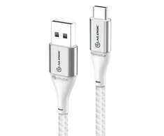 Alogic USB kabelis USB kabelis USB 2.0 iki USB-A 3A/480Mbps 0,3 m sidabrinis