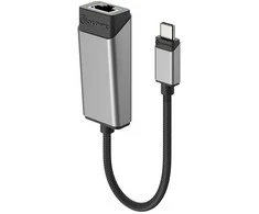 „ALOGIC Ultra USB-C“ – RJ45 gigabito eterneto adapteris – pilkos spalvos