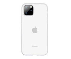 Baseus silikoninis dėklas Baseus Jelly Liquid Silica Gel Case do iPhone 11 Pro 6,5'' (balta)