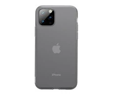 Baseus Riposo Dėklas „SILICA'' iPhone 11 PRO telefonų modeliams Transparent juodas