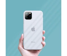 Baseus silikoninis dėklas Baseus Jelly Liquid Silica Gel Case do iPhone 11 Pro 6,5'' (raudona)