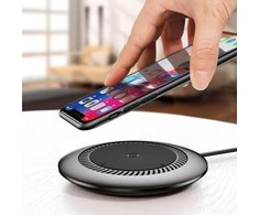 Įkroviklis Baseus Whirlwind belaidis įkroviklis Kroviklis Qi Wireless Su Fan (CCALL-XU01) juoda