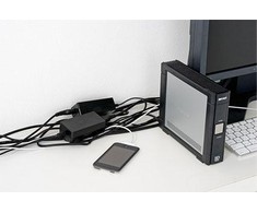 Kabelių dėžutė BLUELOUNGE Cabblebox Mini, baltos sp.