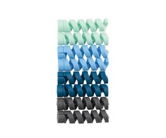 Bluelounge CableCoil Mini - 9 pakuotė - Ombre skaistalai