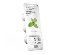 Click and Grow 3 vnt. papildymas - bazilikų sėklos (Cinnamon Basil)