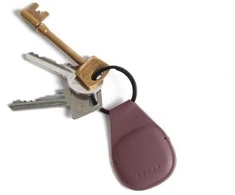 Dėklas Mujjo Leather AirTag Keychain - Bronze red