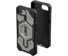 UAG Urban Armor Gear dėklas MONARCH PRO suderinamas su MagSafe, skirtas IPHONE 16e titanium