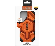 Carruzzo Urban Armor Gear Monarch Pro mobiliojo telefono dėklas 17,5 cm (6.9″) Užsegamas dėklas Juoda, Oranžinė