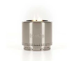 herQs Smokeless FirePit - Blaze - Sidabrinis