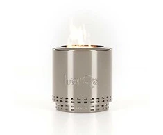 herQs Smokeless FirePit - Cozy - Sidabrinis