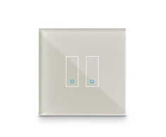 „Iotty Smart Switch“ priekinis skydelis, 2 kontaktų - Juodas