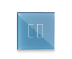 Iotty Smart Switch Faceplate 2-gang - Cyan