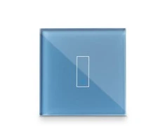 Iotty Smart Switch Faceplate 1-gang - Cyan