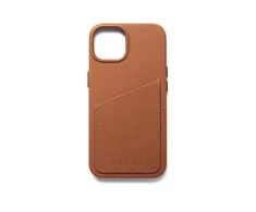 „Mujjo“ odinis piniginės dėklas, skirtas iPhone 14 – rudas