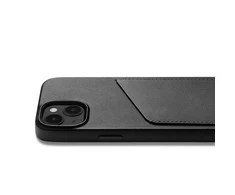 „Mujjo“ odinis piniginės dėklas, skirtas iPhone 14 – rudas