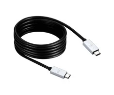 „Just Mobile AluCable“ USB-C į USB-C laidas, 2 m – Sidabrinis