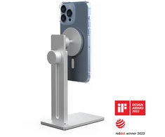 Just Mobile AluDisc? Pro iPhone Stand (MagSafe Version) - Sidabrinis