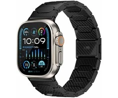 „Just Mobile“ anglies pluošto laikrodžio dirželis, skirtas „Apple Watch 42/44/45/49 mm“ – elegantiškas ir patvarus su moderniu magnetiniu užsegimu
