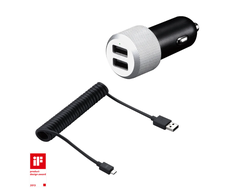 Just Mobile JM Highway Max with Micro-USB Cable - Juodas