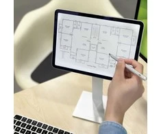 Just Mobile Tiesiog mobilusis rašiklis, skirtas iPad – sidabrinis