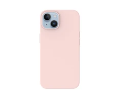 Just Mobile TENC silikoninis dėklas, skirtas „iPhone 14“ (taip pat tinka „iPhone 13“ baziniam modeliui) – rožinis