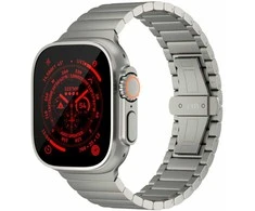 Just Mobile Titanium Watch Band for Apple Watch Ultra (1&amp;2) with DLC coating - Pilkas