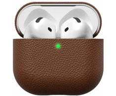 CULTURE „KeyBudz Artisan“ serijos odinis dėklas – apsauginis odinis dėklas, skirtas „AirPods“ 4 gen.