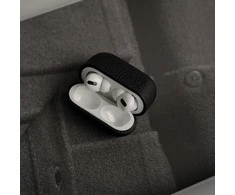 KeyBudz Artisan Series Leather dėklas skirtas AirPods Pro 2 - Juodas