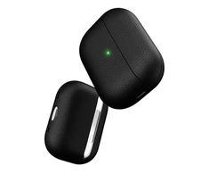 KeyBudz Artisan Series Leather dėklas skirtas AirPods Pro 2 - Juodas