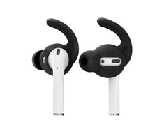 Class and Culture LLC KeyBudz EarBuddyz Ultra – silikoninės ausinės, skirtos AirPods 1/2 (juodas)